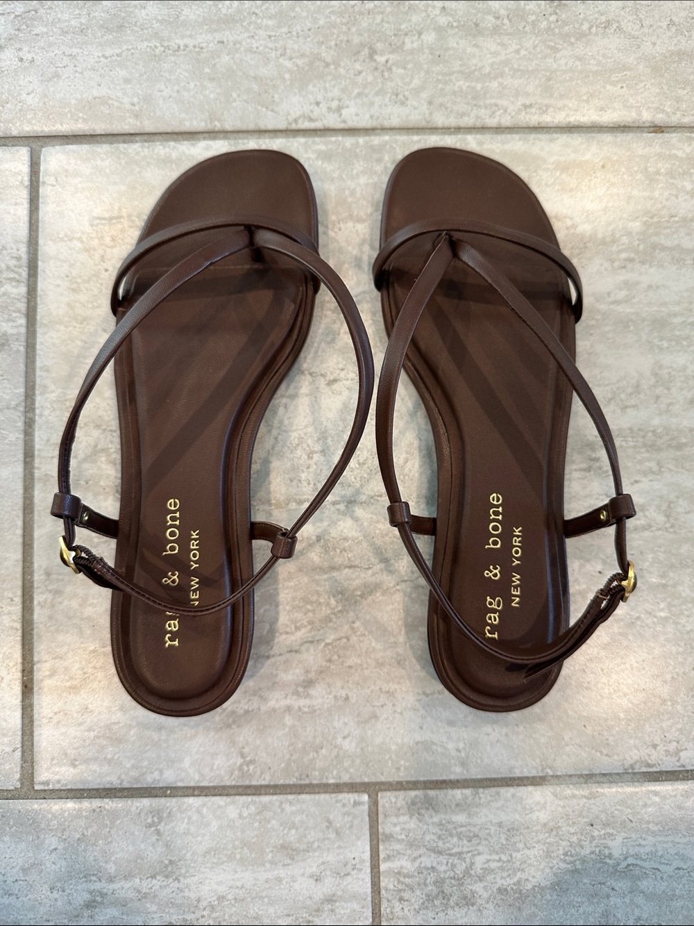 Rag & Bone Giselle Strappy Thong Sandals - Picture 8 of 10